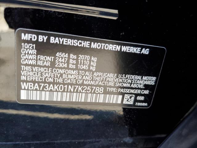 VIN WBA73AK01N7K25788 2022 BMW 2 Series, 228XI no.12