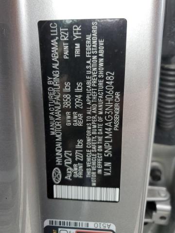 5NPLM4AG3NH060482 | 2022 HYUNDAI ELANTRA SE