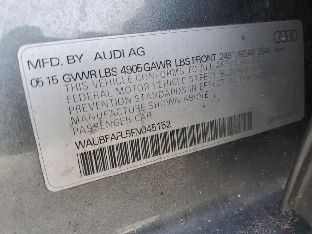 VIN WAUBFAFL5FN045152 2015 Audi A4, Premium no.13