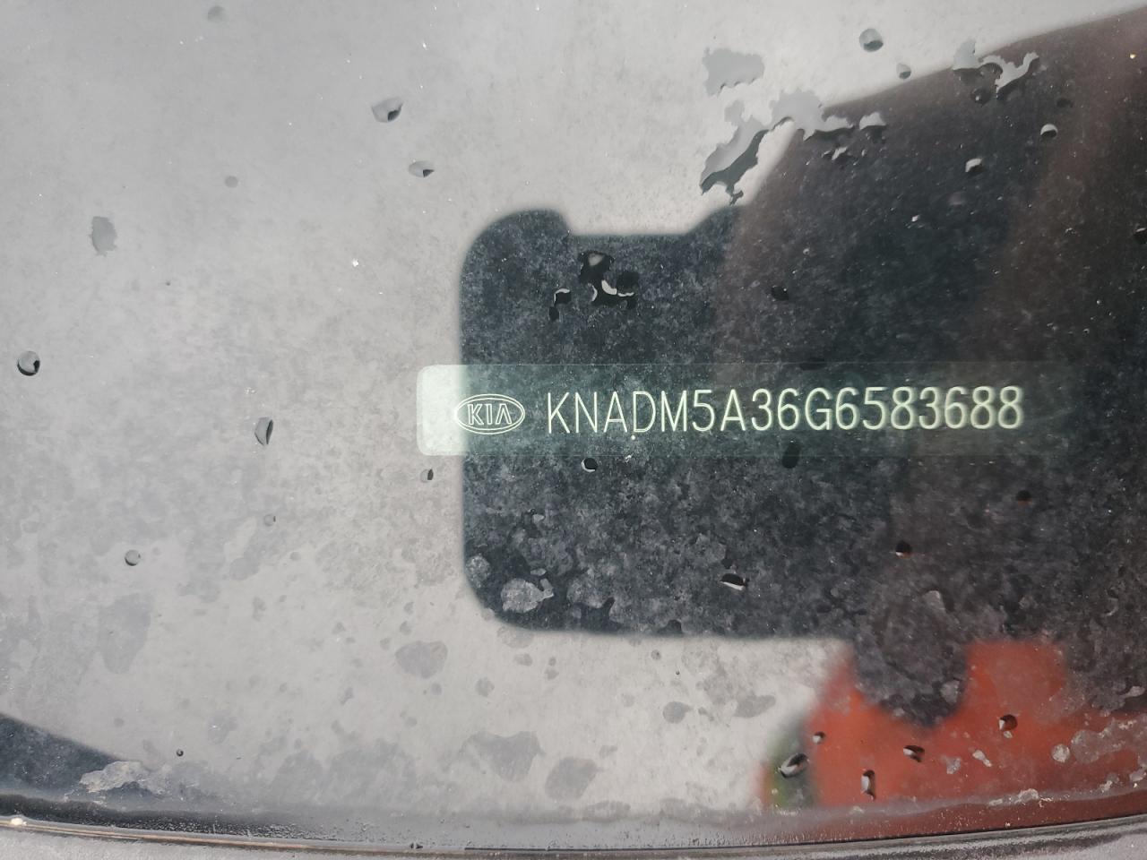 KNADM5A36G6583688 2016 Kia Rio Lx