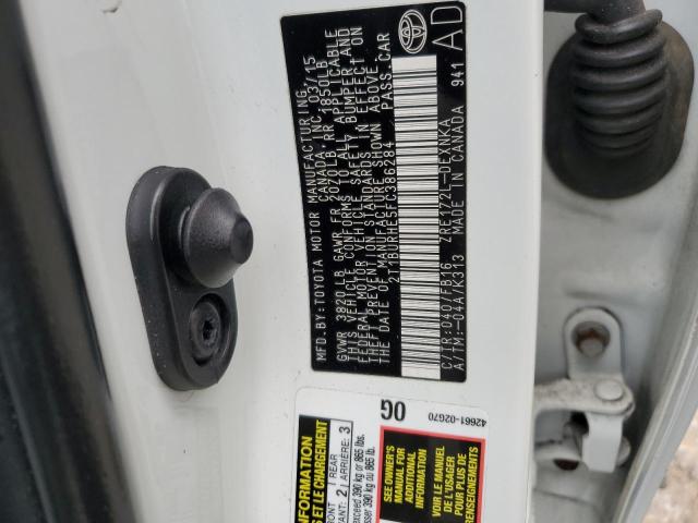 2015 TOYOTA COROLLA L - 2T1BURHE5FC386284