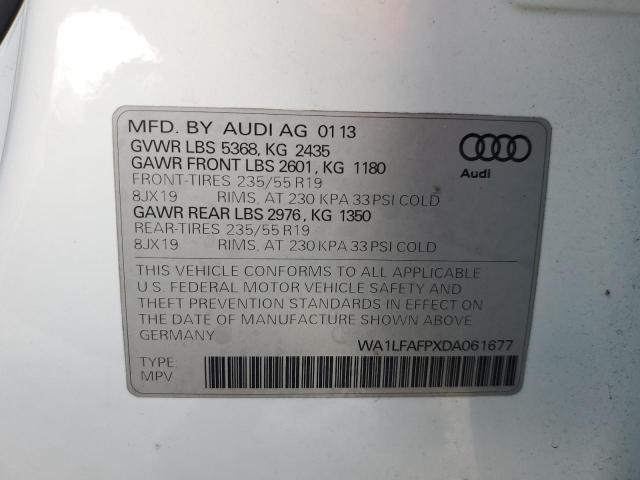 VIN WA1LFAFPXDA061677 2013 Audi Q5, Premium Plus no.12