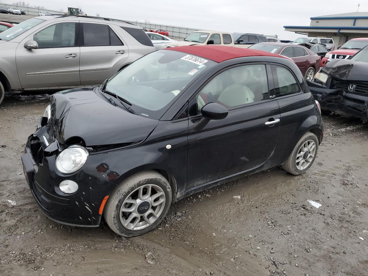 2013 Fiat 500 Pop de vânzare în Earlington, KY - Front End