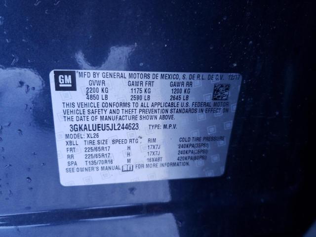 2018 GMC TERRAIN SL - 3GKALUEU5JL244623
