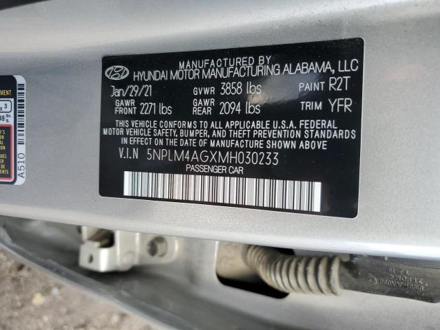 2021 HYUNDAI ELANTRA SE 5NPLM4AGXMH030233  82878543