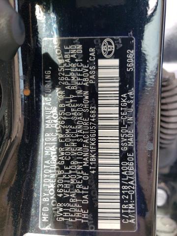 VIN 4T1BK1FK6GU574683 2016 Toyota Camry, Xse no.12