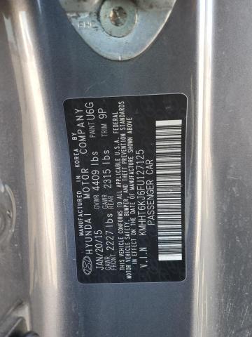 2015 HYUNDAI GENESIS CO - KMHHT6KJ6FU127125