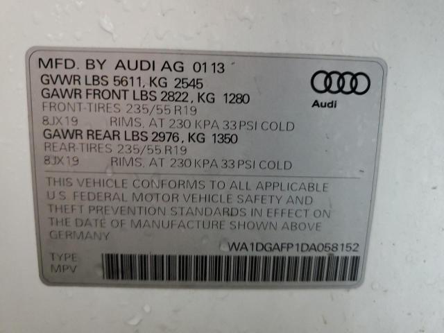 VIN WA1DGAFP1DA058152 2013 Audi Q5, Premium Plus no.12