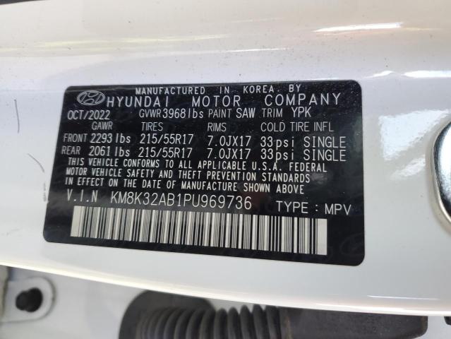 2023 HYUNDAI KONA SEL - KM8K32AB1PU969736