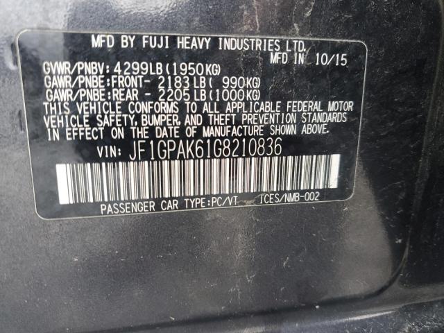 2016 SUBARU IMPREZA LI - JF1GPAK61G8210836