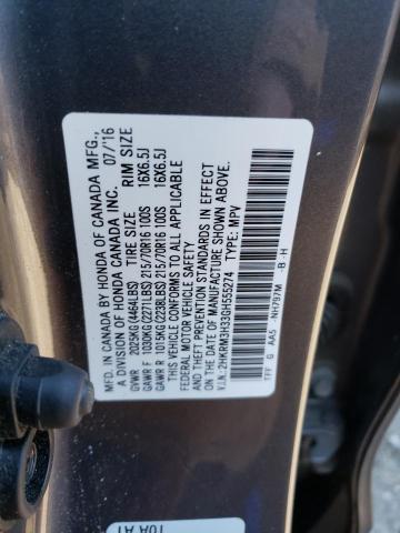 2HKRM3H33GH555274 | 2016 HONDA CR-V LX