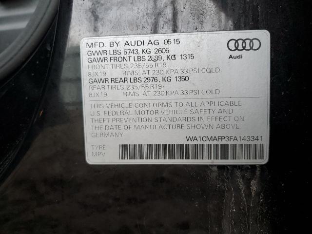 WA1CMAFP3FA143341 | 2015 AUDI Q5 TDI PRE