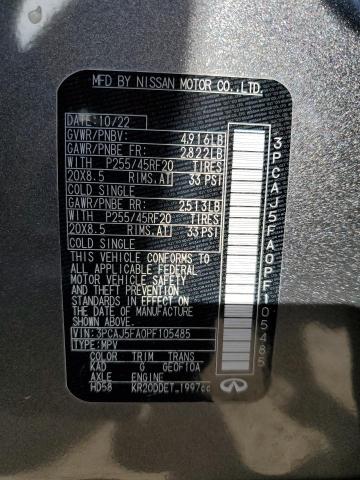 2023 INFINITI QX50 SPORT 3PCAJ5FA0PF105485