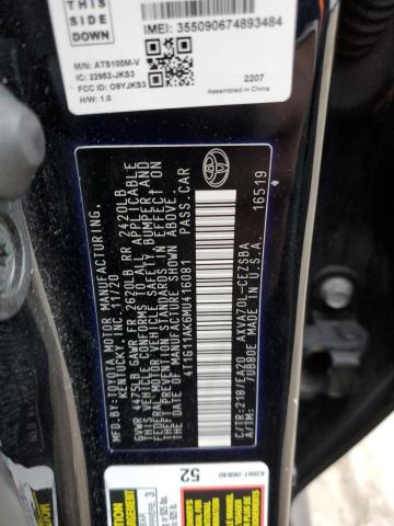 4T1G11AK6MU416081 | 2021 Toyota camry se