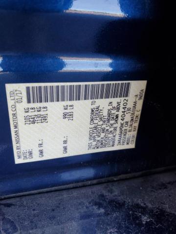 2017 Nissan Maxima 3.5S VIN: 1N4AA6AP0HC404402 Lot: 82929933