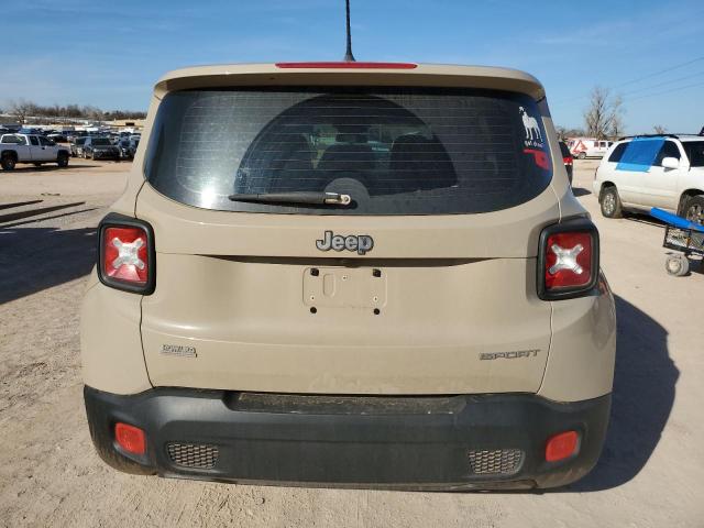 2016 JEEP RENEGADE S ZACCJAATXGPD20312