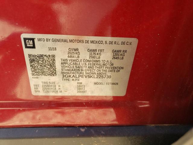 2019 GMC TERRAIN SL 3GKALPEV5KL225730