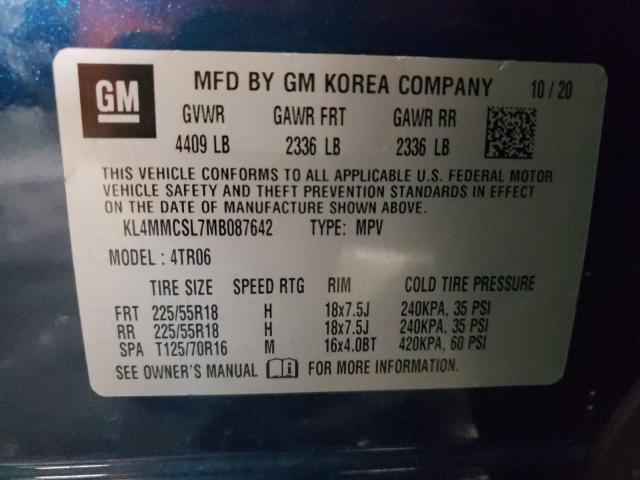 KL4MMCSL7MB087642 2021 BUICK ENCORE, photo no. 13