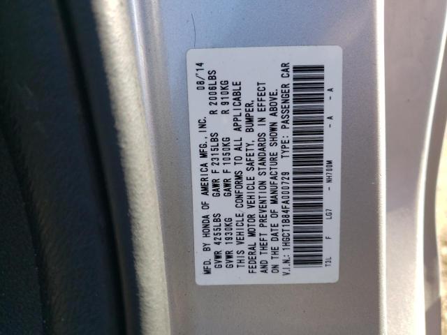 2015 HONDA ACCORD EXL - 1HGCT1B84FA000729