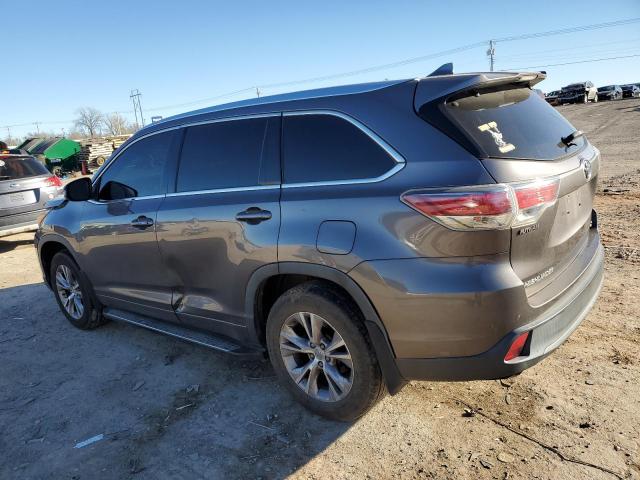 VIN 5TDKKRFH9ES030851 2014 Toyota Highlander, Xle no.2