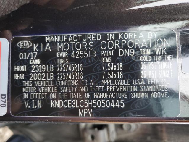 2017 KIA NIRO EX TO - KNDCE3LC5H5050445