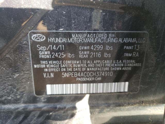 VIN 1C4PJMBB0FW615848 2012 HYUNDAI SONATA no.13