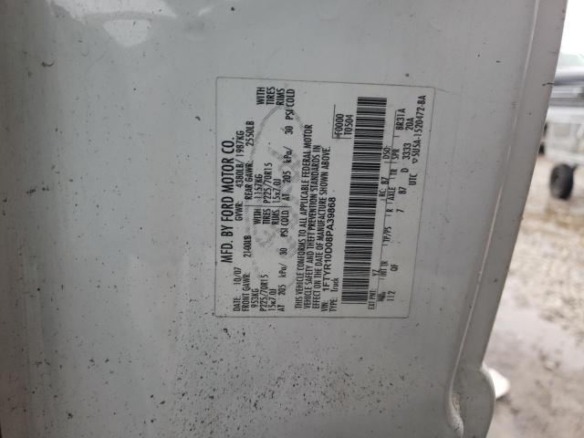 2008 Ford Ranger VIN: 1FTYR10D08PA39868 Lot: 82754383