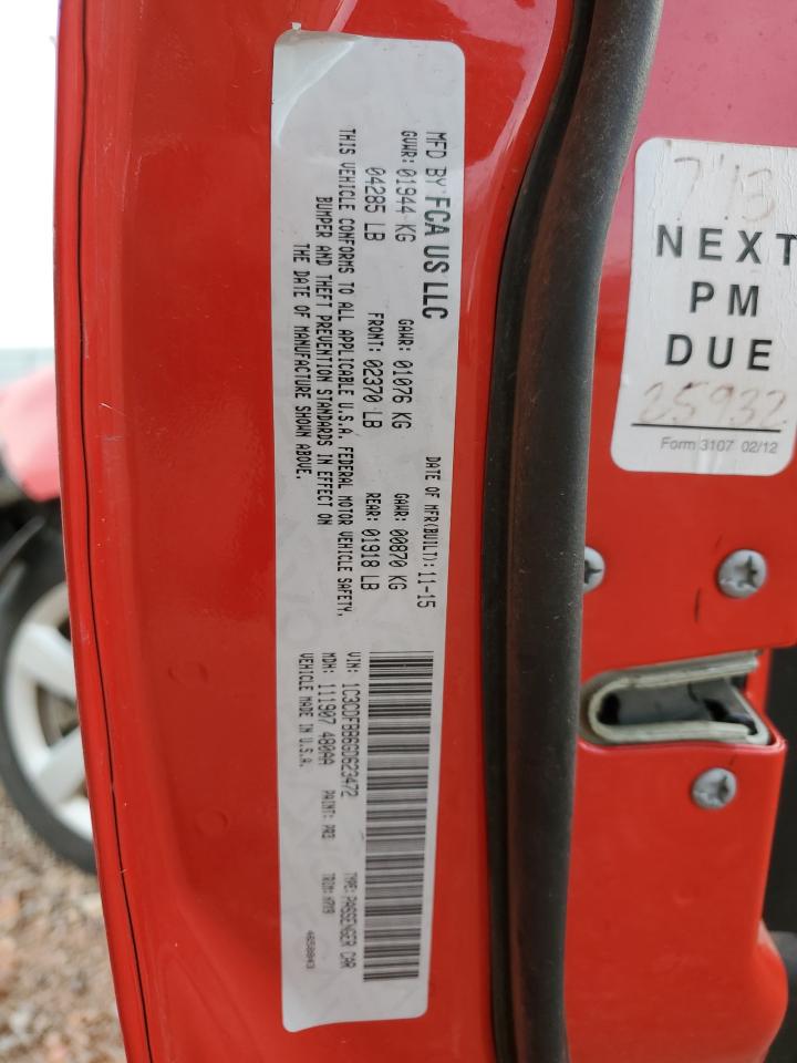 1C3CDFBB6GD623472 2016 Dodge Dart Sxt