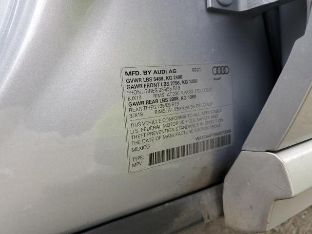 WA1BAAFY0M2073009 2021 AUDI Q5, photo no. 13