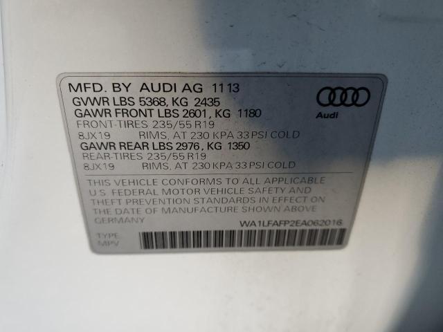 WA1LFAFP2EA062016 | 2014 AUDI Q5 PREMIUM