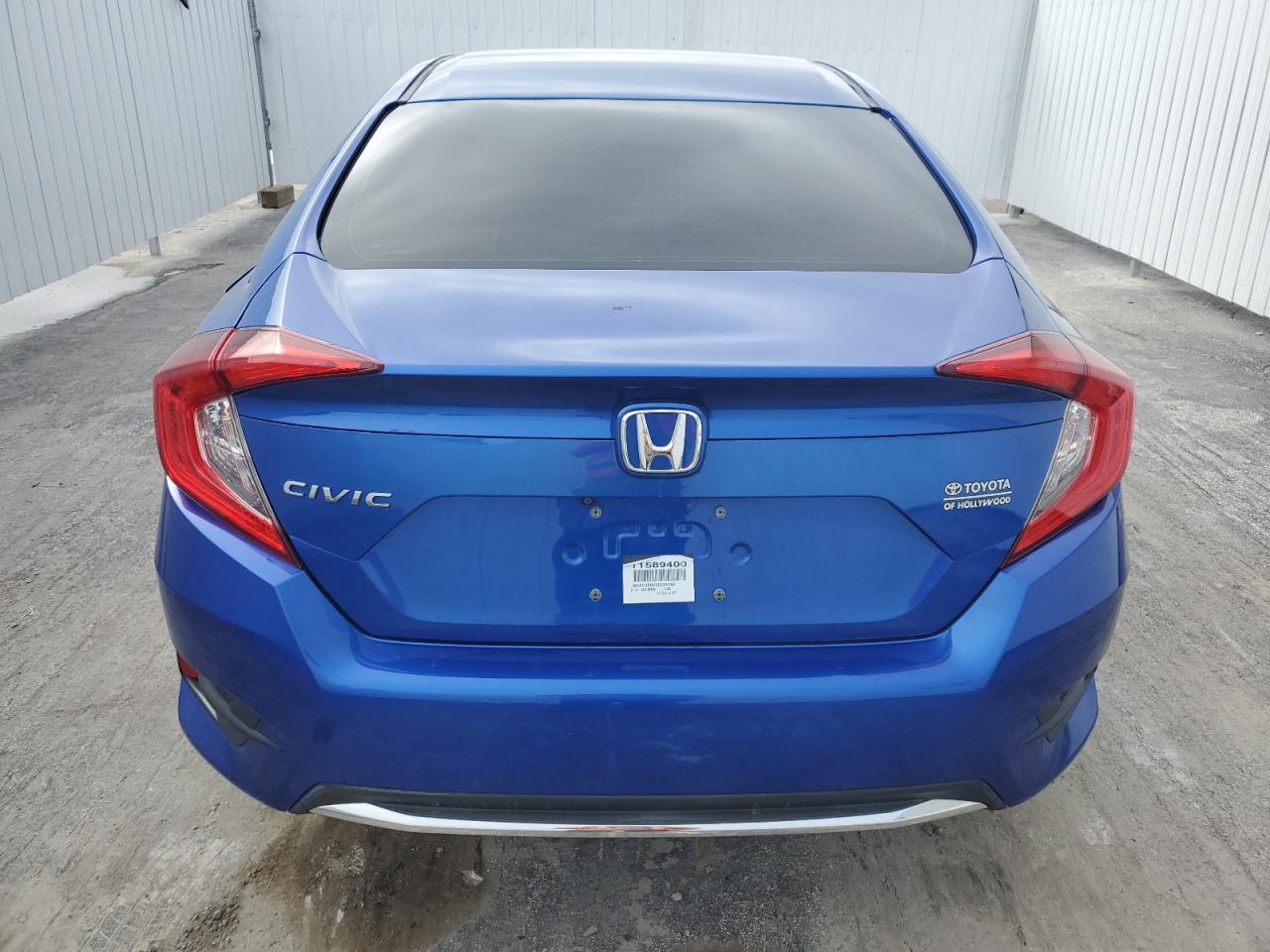 Lot #2971927015 2020 HONDA CIVIC LX