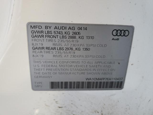 VIN WA1CMAFP7EA110437 2014 Audi Q5, Tdi Premium Plus no.12