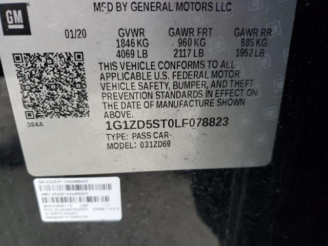 2020 CHEVROLET MALIBU LT - 1G1ZD5ST0LF078823