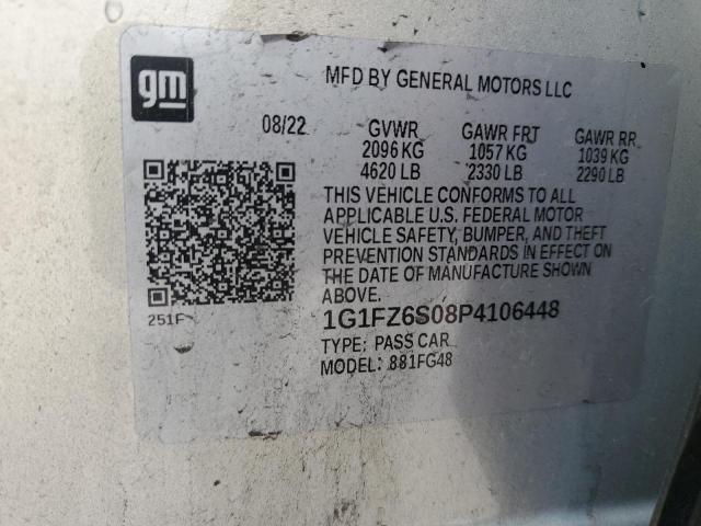 1G1FZ6S08P4106448 | 2023 CHEVROLET BOLT EUV P