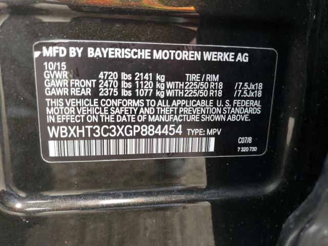 WBXHT3C3XGP884454 | 2016 BMW X1 XDRIVE2