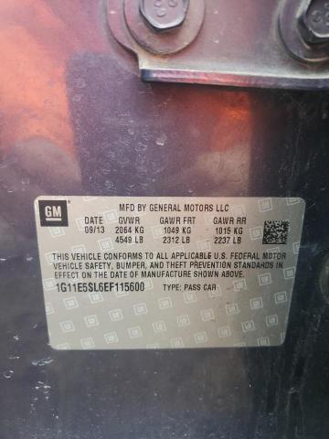 2014 Chevrolet Malibu 2Lt VIN: 1G11E5SL6EF115600 Lot: 81411433