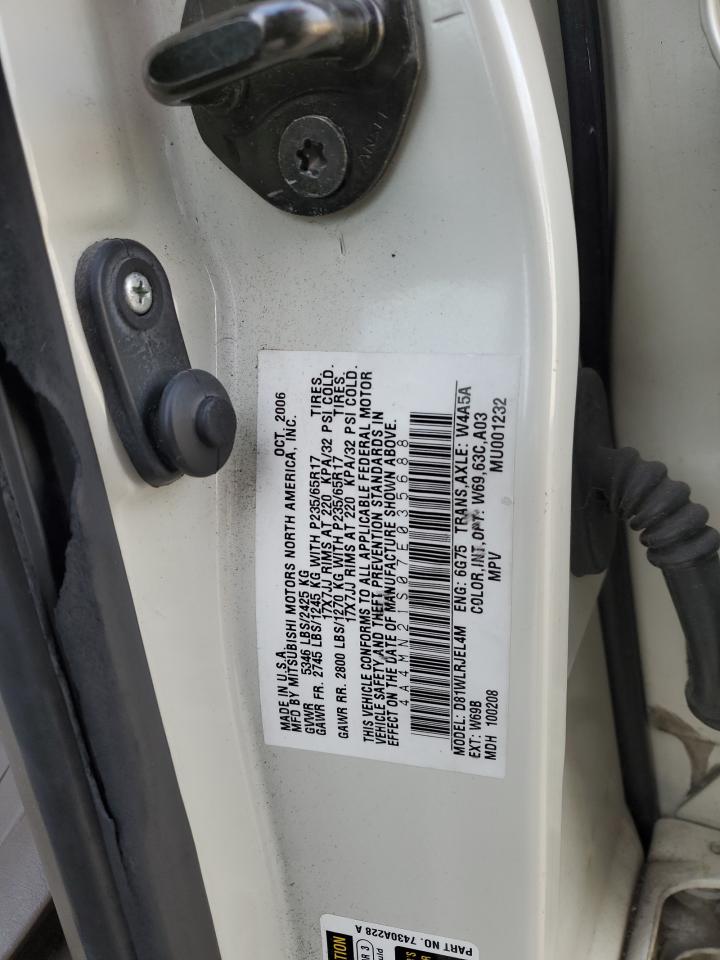 4a4mn21s07e035688 4A4MN21S07E035688 2007 Mitsubishi Endeavor Ls