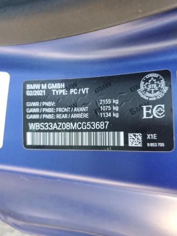 2021 BMW M4 COMPETI - WBS33AZ08MCG53687