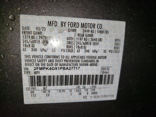 2FMPK4G91PBA27717 2023 FORD EDGE, photo no. 13