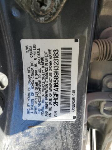 2009 Honda Civic Lx VIN: 2HGFA16509H323183 Lot: 40208094