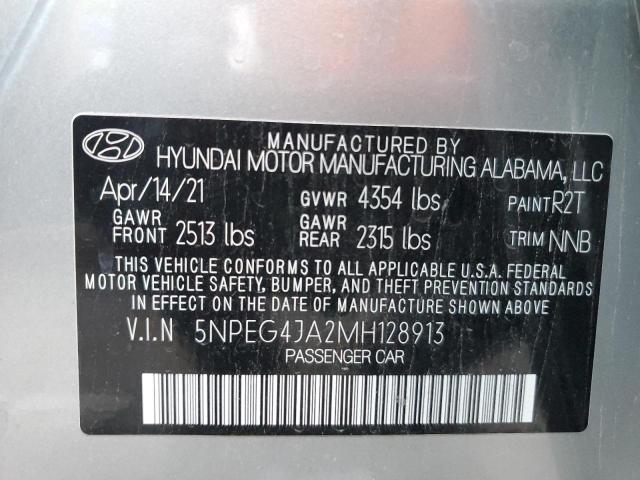 5NPEG4JA2MH128913 | 2021 HYUNDAI SONATA SE