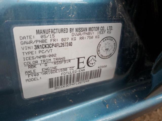 2015 NISSAN MICRA - 3N1CK3CP4FL267240