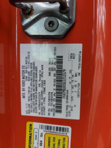 2016 FORD MUSTANG 1FATP8UH3G5253579