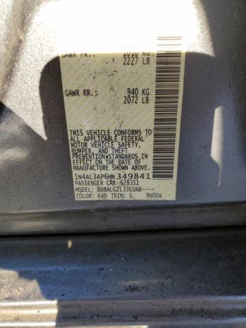 2017 NISSAN ALTIMA 2.5 1N4AL3AP6HN349841