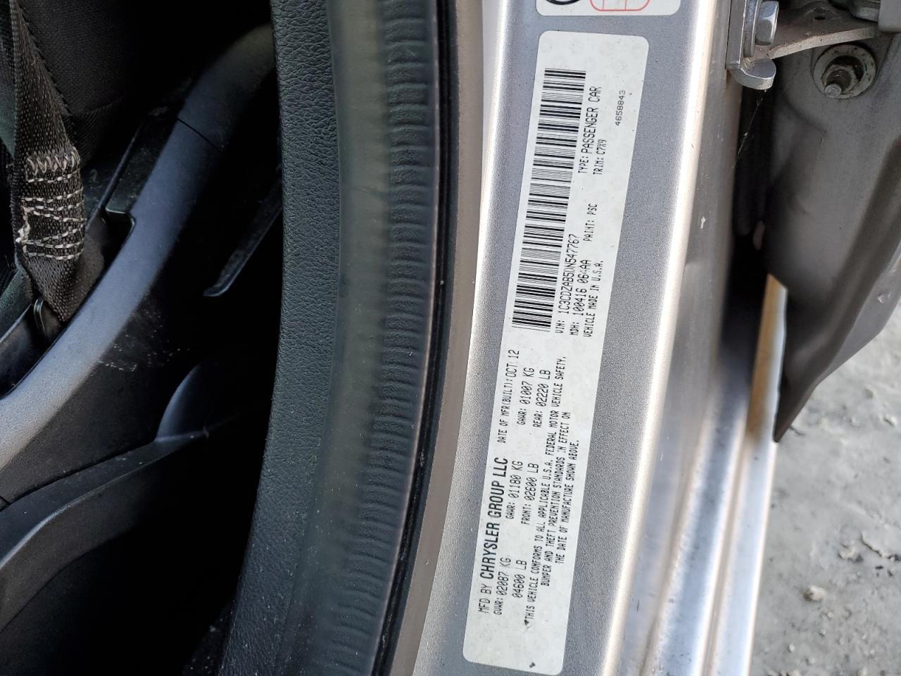 1C3CDZAB5DN547767 2013 Dodge Avenger Se