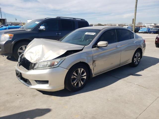 Lot #2461874312 2014 HONDA ACCORD LX salvage car