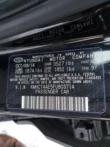 KMHCT4AE5FU803714 | 2015 HYUNDAI ACCENT GLS