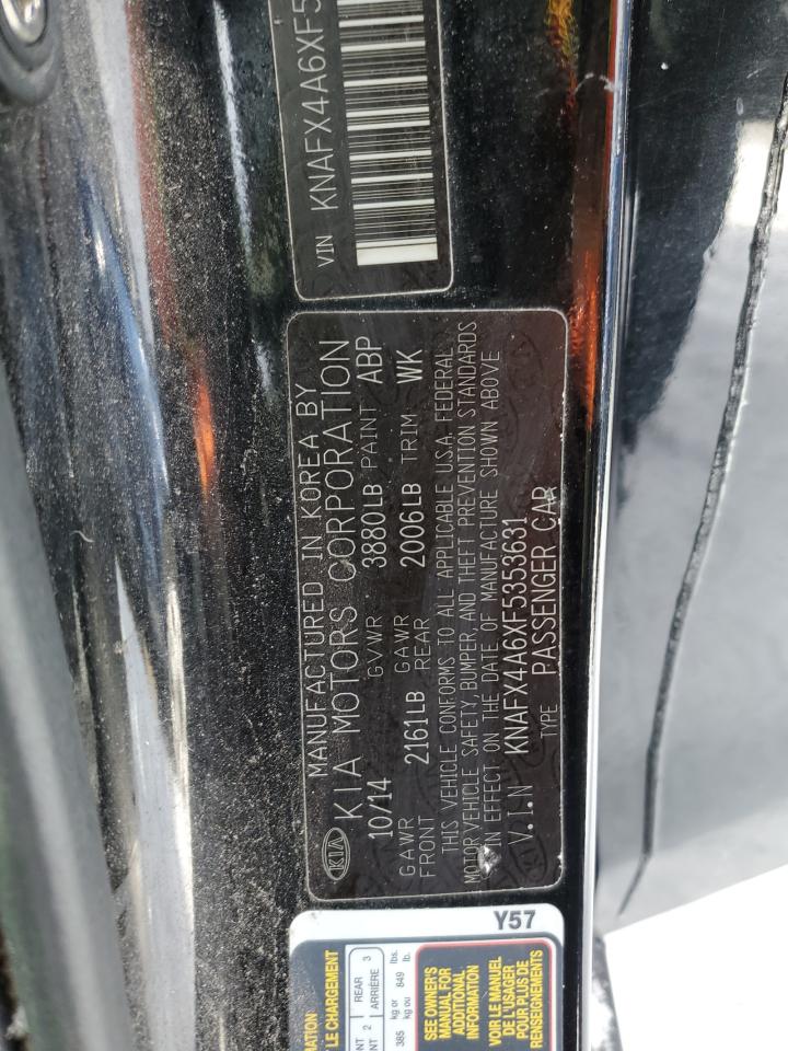 KNAFX4A6XF5353631 2015 Kia Forte Lx