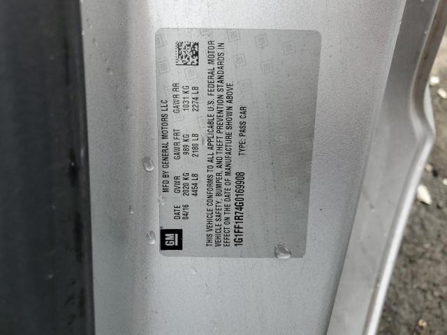 2016 Chevrolet Camaro Ss VIN: 1G1FF1R74G0169908 Lot: 40441184