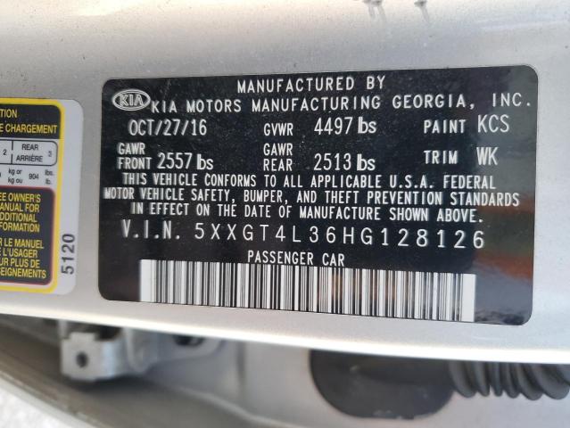 2017 KIA OPTIMA LX - 5XXGT4L36HG128126